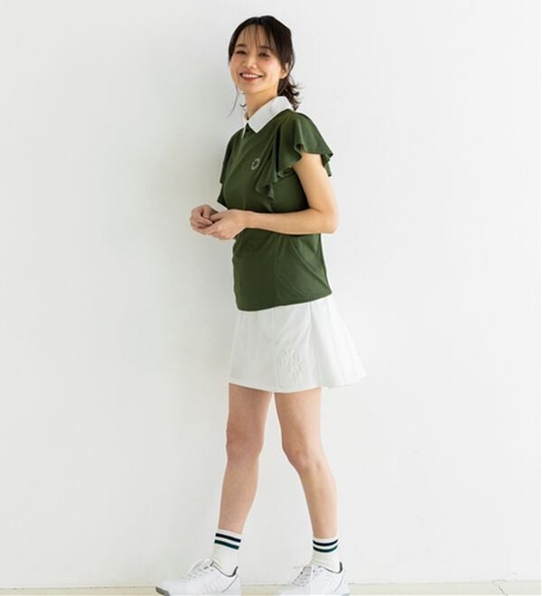 BELLUNA（ベルーナ）の「【三枝こころコラボ】後ろプリーツスカート（ミニスカート）」｜詳細画像