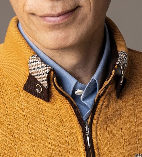 「＜ニコル　モリソン＞こだわりの暖か衿裏起毛トレーナー（メンズトレーナー）」｜詳細画像