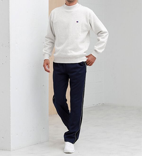 「＜チャンピオン＞モックネック裏起毛トレーナー（メンズトレーナー）」｜詳細画像