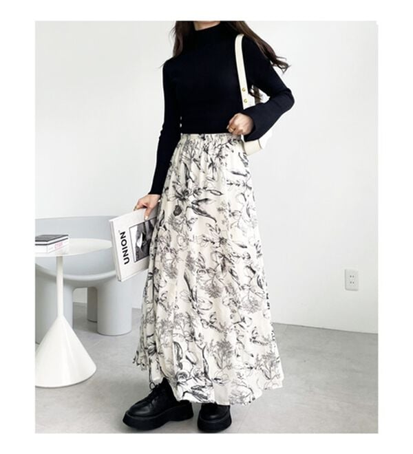 GeeRA（ジーラ）の「切替フレアーロングスカート（ロングスカート）」｜詳細画像