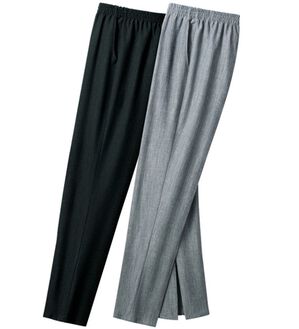 ルフラン（ルフラン）の「【２本組】日本製裾ファスナー付涼やか夏パンツ（フルレングスパンツ）」｜2本組