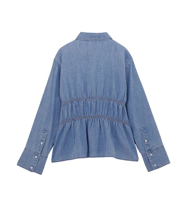 RANAN（ラナン）の「ライトデニムシャーリングデザインシャツブルー（シャツ）」｜詳細画像