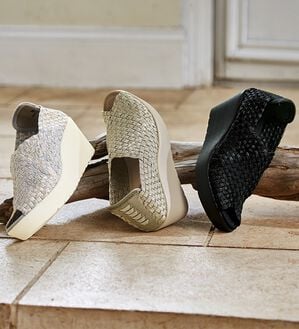 ルフラン（ルフラン）の「ゴムゴム　Ｖカットメッシュ厚底シューズ（メンズスニーカー）」｜詳細画像