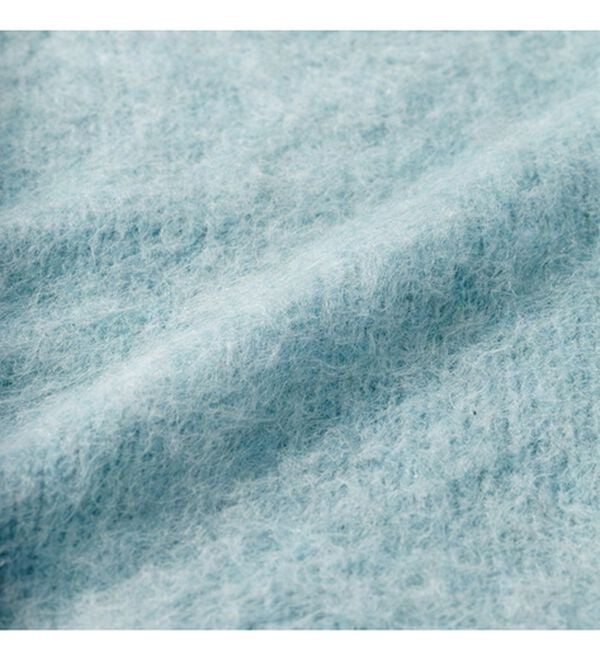 GeeRA（ジーラ）の「前後２ｗａｙクルーネックシャギーショートカーディガン（ニットカーディガン）」｜詳細画像