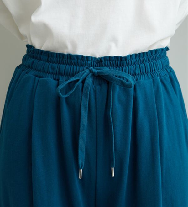 BELLUNA（ベルーナ）の「着心地楽々！綿１００％イージーパンツ（ワイドパンツ・ガウチョ）」｜詳細画像