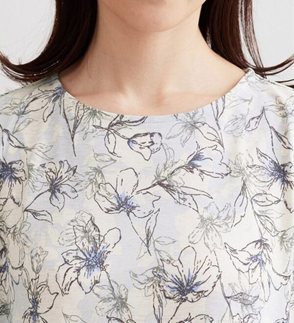 BELLUNA（ベルーナ）の「【接触冷感】フレアーシルエットプリントチュニック（チュニック）」｜詳細画像