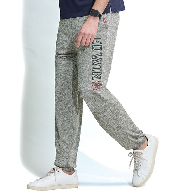 「【３本組】＜エドウイン＞接触冷感ゆったり杢調パンツ（メンズルームウェア）」｜詳細画像