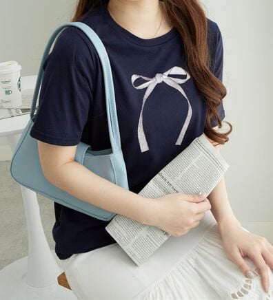 alotta（アロッタ）の「大人かわいいプリント綿混Ｔシャツ（Tシャツ）」