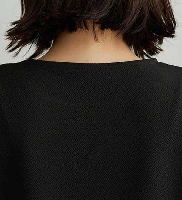 BELLUNA（ベルーナ）の「ストライプ配色切替ドルマンプルオーバー（カットソー）」｜詳細画像