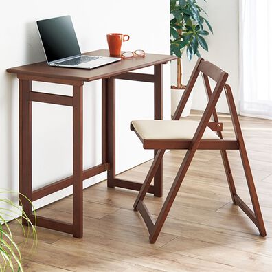 「折りたたみデスク＆チェア２（デスク・学習机）」