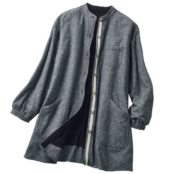 ルフラン（ルフラン）の「【２色組】ぬくぬく暖かシャツジャケット（シャツ）」｜詳細画像