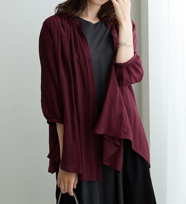 BELLUNA（ベルーナ）の「細見えを叶える！配色切替ワンピース（その他ワンピース）」｜詳細画像