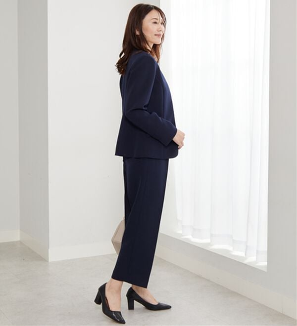 BELLUNA（ベルーナ）の「＜Ｃ／Ｓ＞ノーカラージャケット（ノーカラージャケット）」｜詳細画像