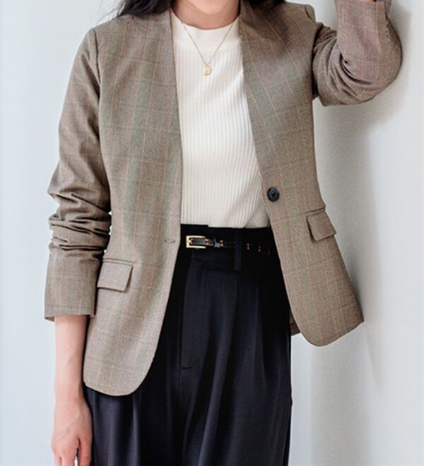 GeeRA（ジーラ）の「洗える！ストレッチカセットスーツ（その他ワンピース）」｜詳細画像