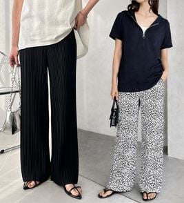 GeeRA（ジーラ）の「【スッキリ細見え】イージー美脚パンツ（フルレングスパンツ）」