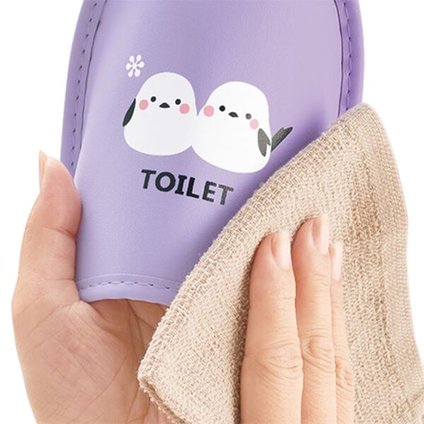 「耳長・ロングトイレマット＆拭けるスリッパ（トイレマット）」｜詳細画像