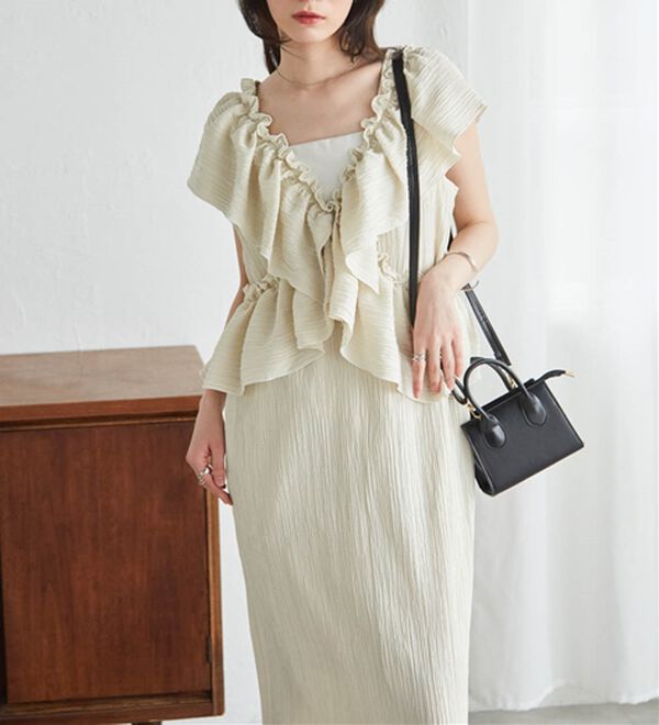 RANAN（ラナン）の「マルチウェイナローワンピース（その他ワンピース）」｜アイボリー