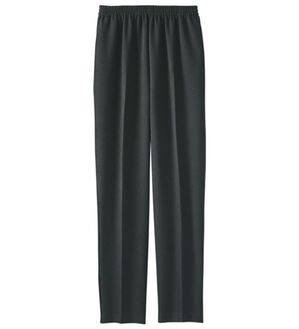 BELLUNA（ベルーナ）の「日本製上品素材のゆったりパンツ（フルレングスパンツ）」｜黒