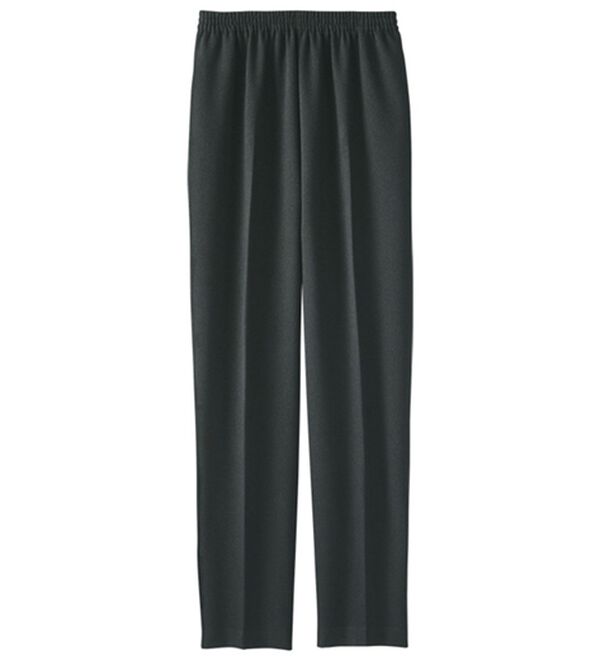 BELLUNA（ベルーナ）の「日本製上品素材のゆったりパンツ（フルレングスパンツ）」｜黒