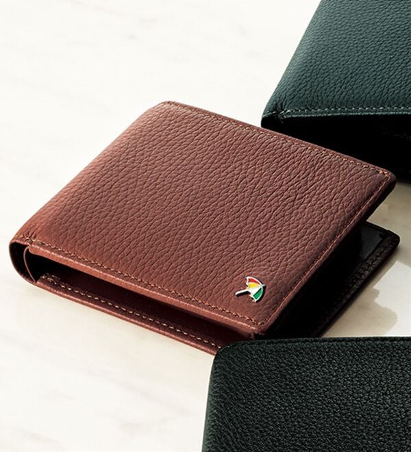 「＜アーノルド　パーマー＞使い勝手を追求したディアスキン財布（メンズ財布・パスケース）」｜ライトブラウン