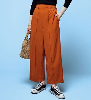 VINNO（ヴィノ）の「シャカ伸び！はっ水メロー使いワイドパンツ（フルレングスパンツ）」｜詳細画像