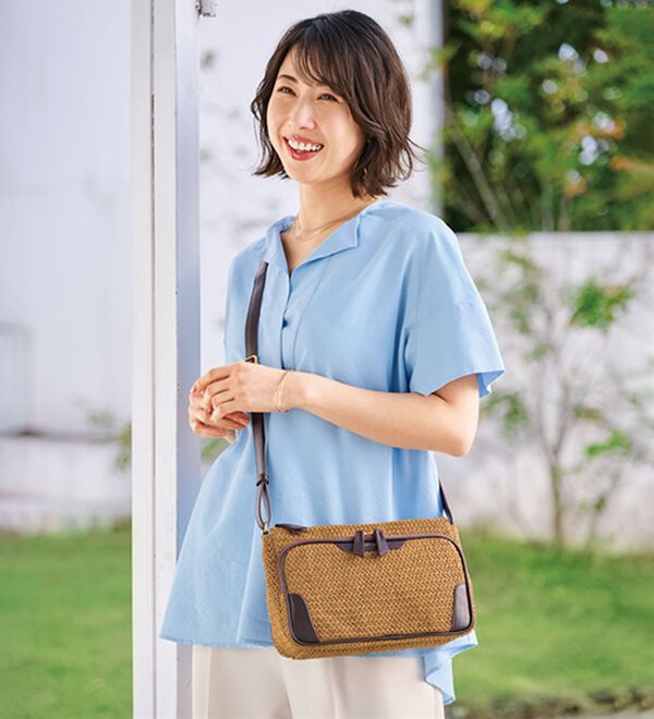 BELLUNA（ベルーナ）の「＜エルプラネット＞雑材ショルダー（ショルダーバッグ）」｜詳細画像