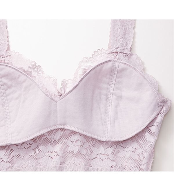 「【５色組】綿１００％おしゃれブラキャミ（肌着・インナーウェア）」｜詳細画像