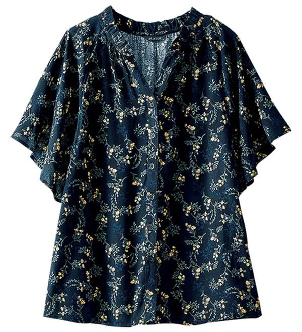 BELLUNA（ベルーナ）の「レーヨン素材袖フレアーブラウス（ブラウス）」｜詳細画像