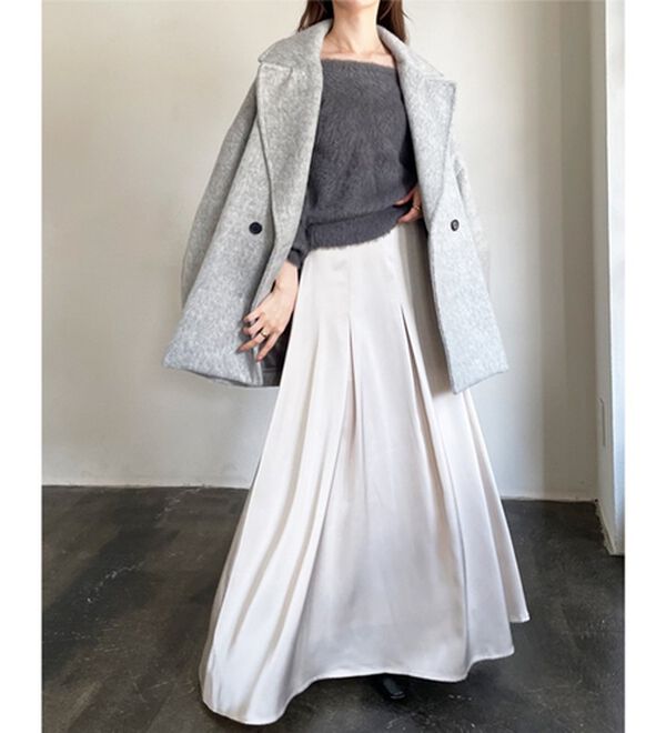 GeeRA（ジーラ）の「【YOUING.】オフショルフェザーヤーンニット（ニット・セーター）」｜詳細画像