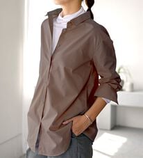 BELLUNA（ベルーナ）の「＜ＳＯＬＯＴＥＸ（Ｒ）＞ストレッチビッグシャツ（シャツ）」