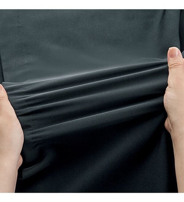 BELLUNA（ベルーナ）の「快適！ストレッチ素材ワンピースアンサンブル（ワンピースセットスーツ）」｜詳細画像