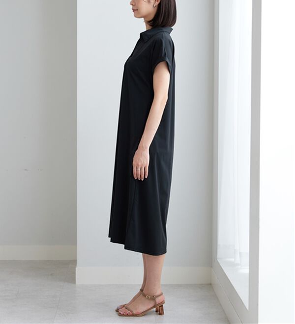 BELLUNA（ベルーナ）の「ヒンヤリ爽快！スキッパーワンピース（その他ワンピース）」｜詳細画像