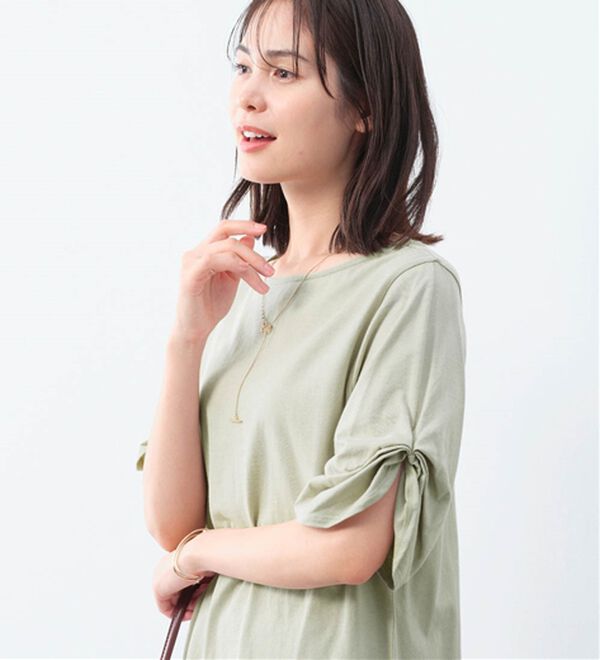 Viola e Viola（ヴィオラ エ ヴィオラ）の「綿１００％袖タックチュニック（チュニック）」｜詳細画像