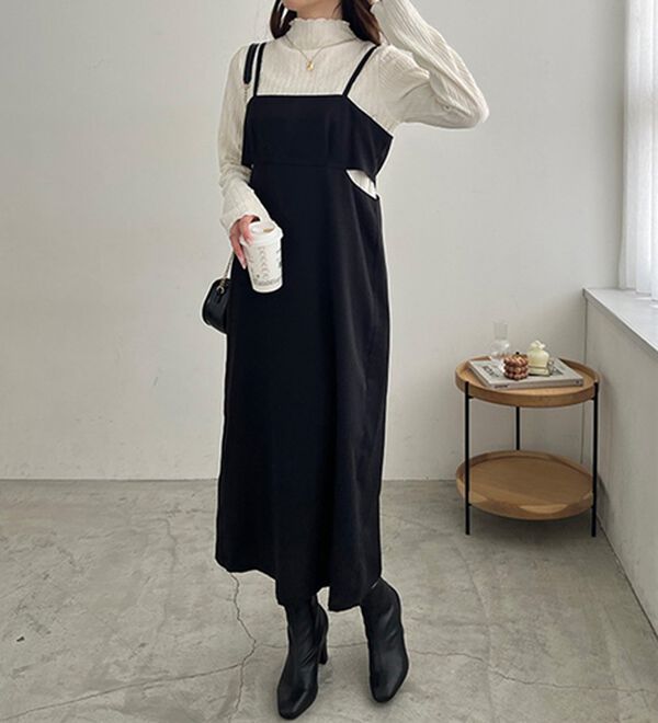 GeeRA（ジーラ）の「サイドカットアウトキャミワンピース（その他ワンピース）」｜詳細画像