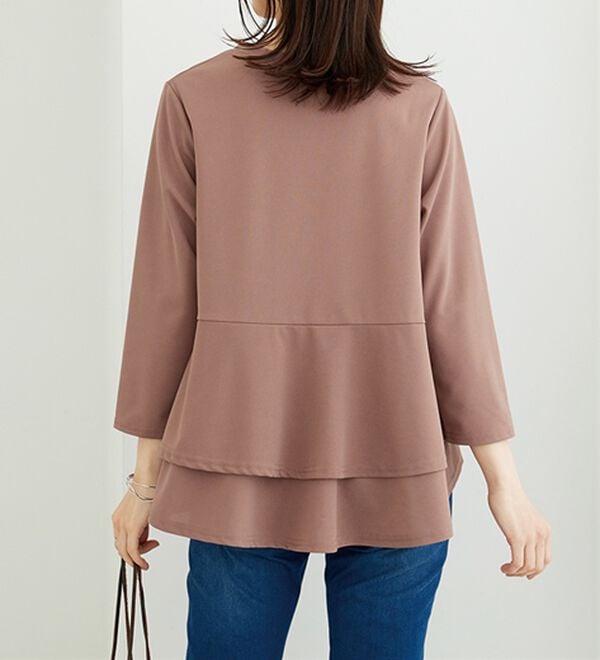 BELLUNA（ベルーナ）の「美人顔バックフレアーブラウス（ブラウス）」｜詳細画像