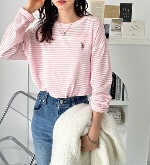 GeeRA（ジーラ）の「【Ｕ．Ｓ．ＰＯＬＯ　ＡＳＳＮ．】スラブシアーロンＴ（Tシャツ）」｜詳細画像