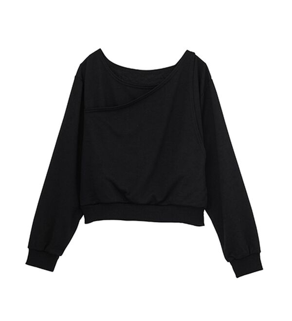 RANAN（ラナン）の「レイヤードデザインスウェット（トレーナー・スウェット）」｜詳細画像