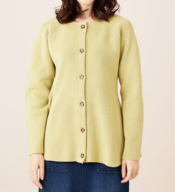 BELLUNA（ベルーナ）の「上品スポンディッシュニットペプラムカーディガン（ニットカーディガン）」｜詳細画像