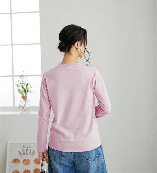 BELLUNA（ベルーナ）の「＜Ｄｉｓｎｅｙ＞【ミッキー＆フレンズ】プリント長袖Ｔシャツ（Tシャツ）」｜詳細画像