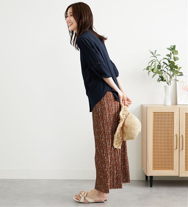 BELLUNA（ベルーナ）の「エアリービンテージ素材タック使いブラウス（ブラウス）」｜詳細画像