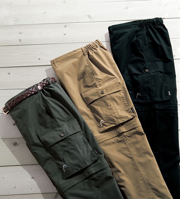 「＜ヘッド＞まさに画期的２ウェイカーゴパンツ（メンズフルレングスパンツ）」｜詳細画像