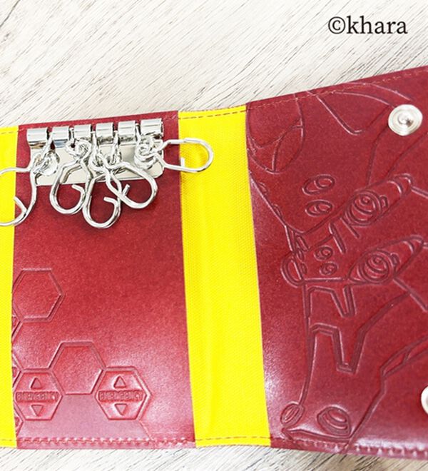 「エヴァンゲリオン本革キーケース<EVANGELION>（メンズ財布・パスケース）」｜詳細画像