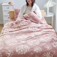 iellio（イエリオ）の「もこもこボアとフランネルの毛布にもなるあったか布団カバー＜フランネル・北欧調・肌ざわり＞（掛布団カバー）」