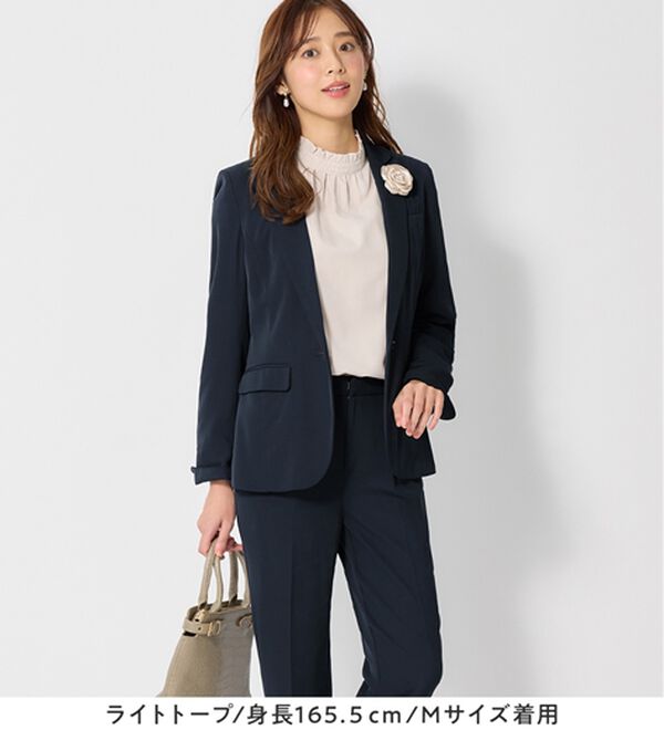 alotta（アロッタ）の「フリル衿ギャザーブラウス（ブラウス）」｜詳細画像