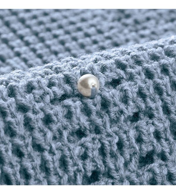 BELLUNA（ベルーナ）の「パール使い編地変化ニットベストアンサンブル（アンサンブル）」｜詳細画像