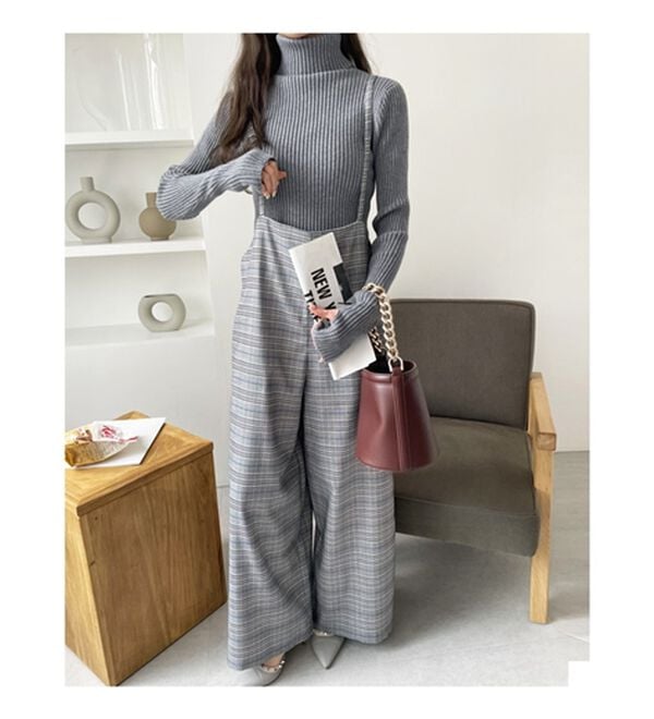 GeeRA（ジーラ）の「サロペットワイドパンツ（オールインワン）」｜詳細画像