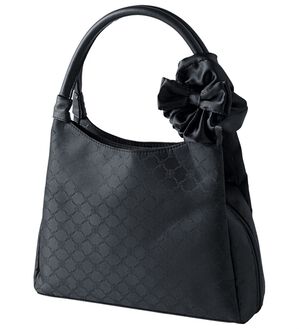 「大きく開くフォーマルジャカードバッグ（その他バッグ）」｜詳細画像