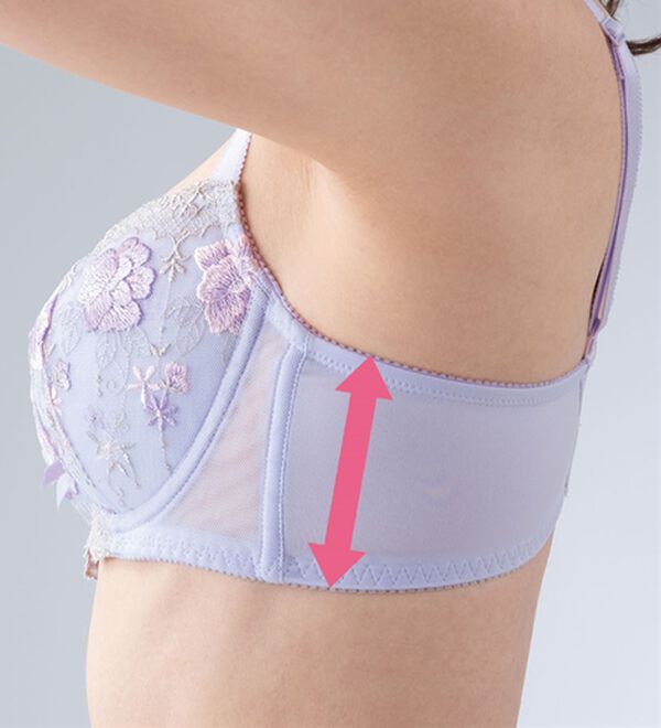 LAVIENNE（ラヴィエンヌ）の「大人の脇高ブラ＆ショーツ（ブラジャー）」｜詳細画像