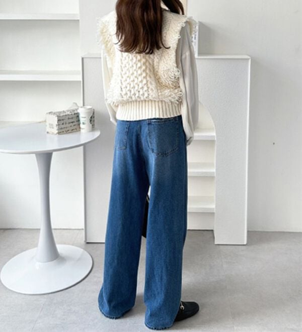 GeeRA（ジーラ）の「フリンジニットベスト（ベスト）」｜詳細画像