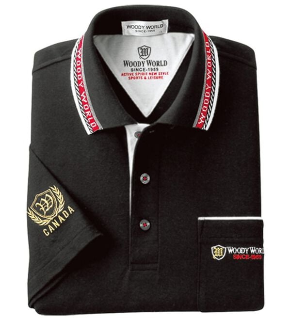 「新デザイン半袖ブランドポロシャツ（メンズポロシャツ）」｜ブラック